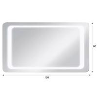 Zrkadlo LED 6 80x120