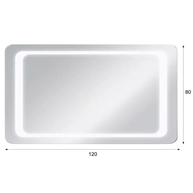 Zrkadlo LED 6 80x120