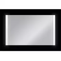 Zrkadlo LED lac 80 čierne 56x80
