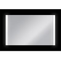 Zrkadlo LED lac 80 čierne 56x80