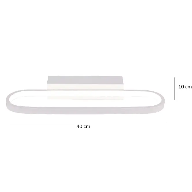 Nástenné svietidlo Cover 21-69801 LED biele K1