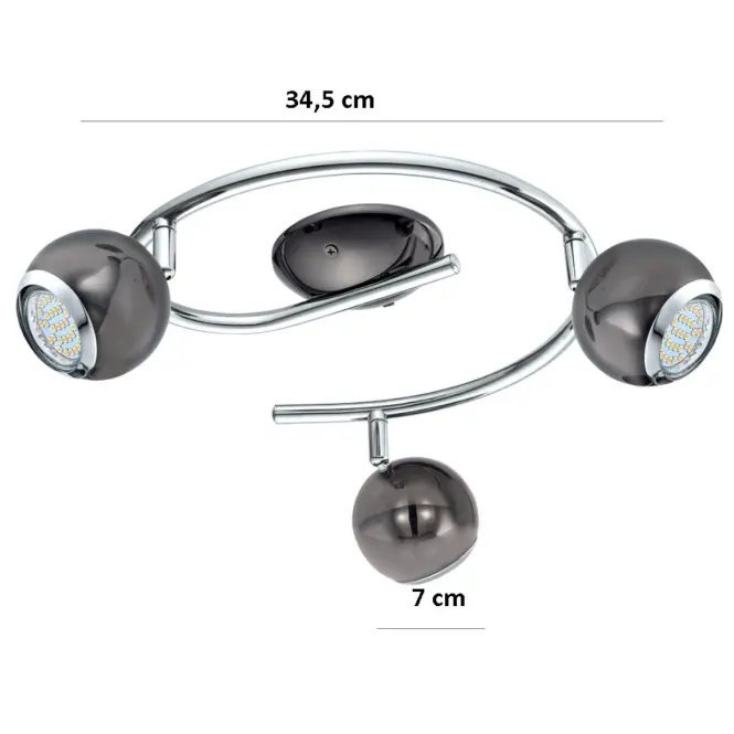 Stropné bodové svietidlo Bimeda 31007 C LS3