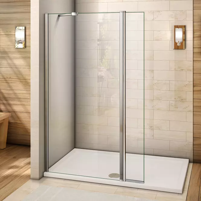 Sprchová stena Walk-In Dafne (90+30)x195 CZ CHR,5