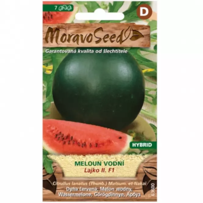 Melón vodný F1 - hybrid, červený