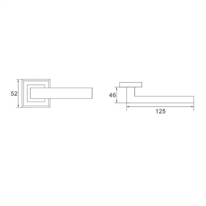 Dverová kľučka PRADO E8 patina,2