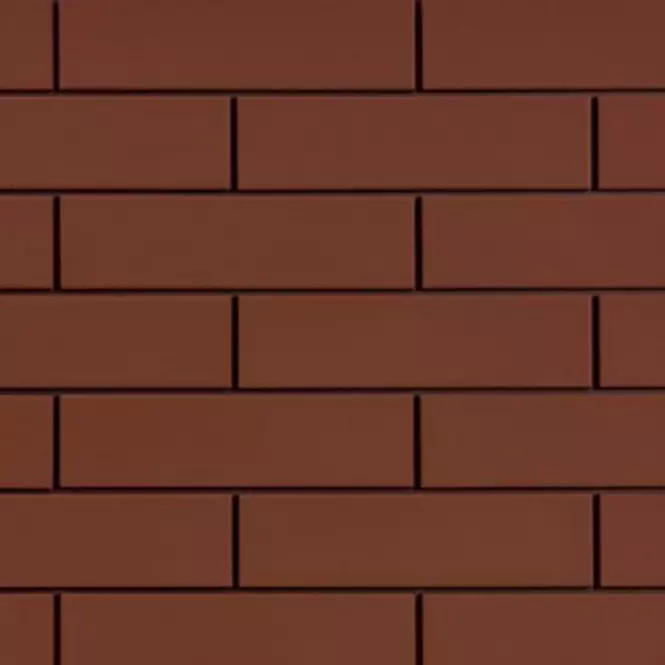 Vonkajší obklad  tehlový hladký burgund 24,5/6,5