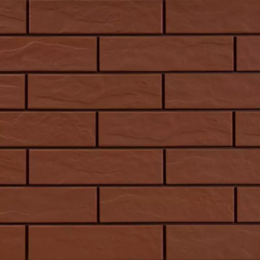 Vonkajší obklad  Rustik burgund 24.5/6.5