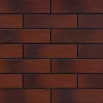 Tieňovaný obklad Rustik burgund 24,5/6