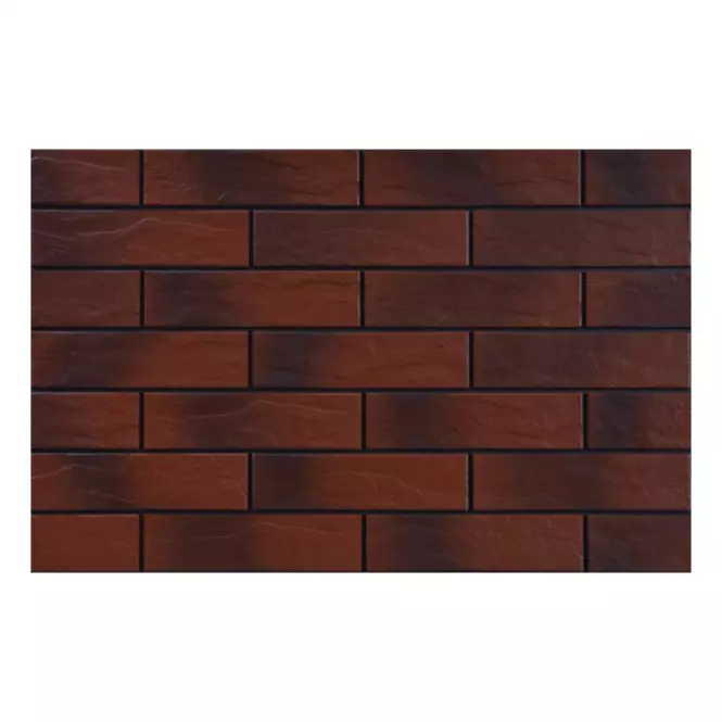 Tieňovaný obklad Rustik burgund 24,5/6