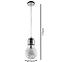 Lampa W-601/1 CR+CLEAR LW1,3