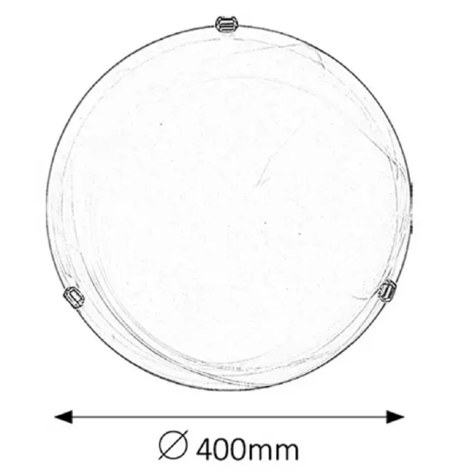 Stropné svietidlo Alabastro 3302 D40,3