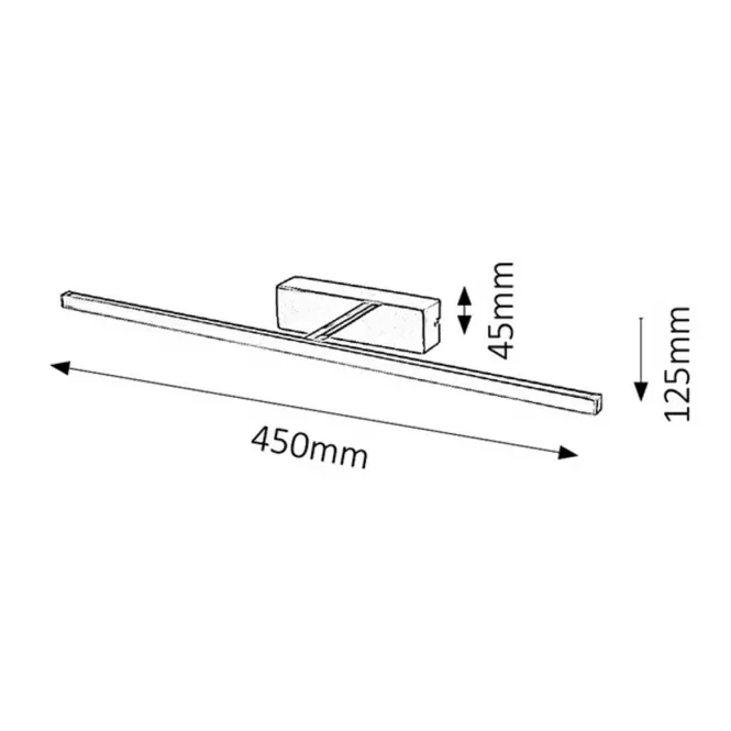 Nástenná lampa Picture Slim 3909 LED 8W 45 K1