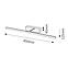 Nástenná lampa Picture Slim 3909 LED 8W 45 K1,3
