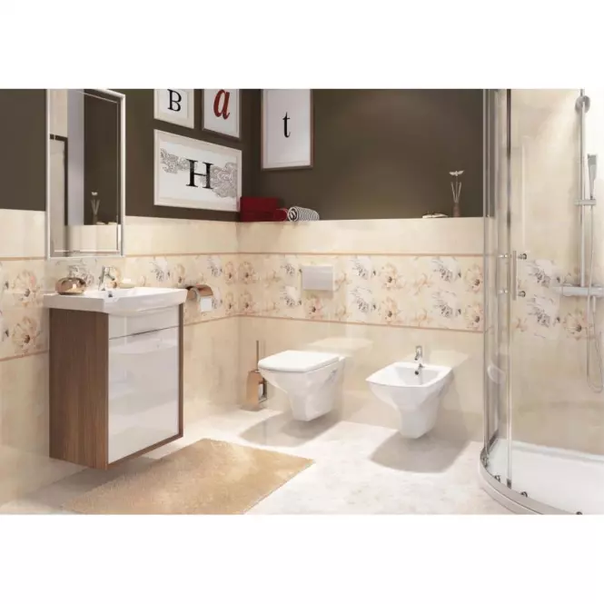 Bidet závesný Carina,5