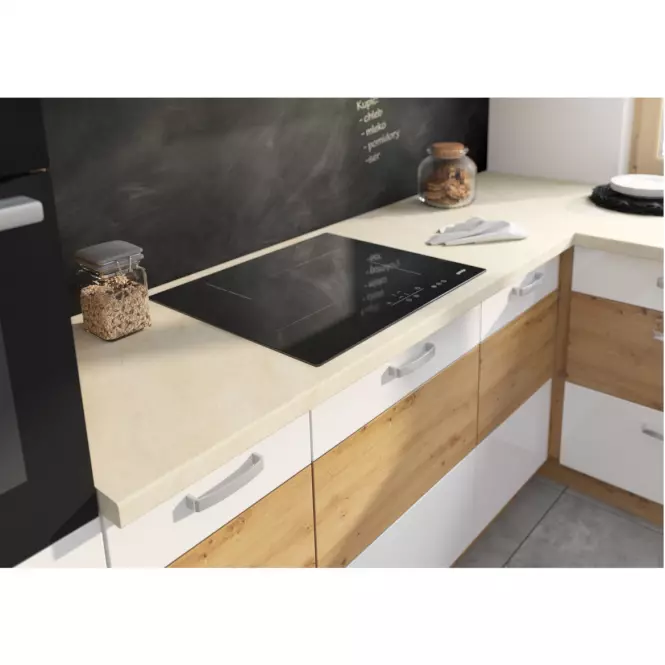 Kuchynská linka Artisan 260 cm biela lesklá bez dosky