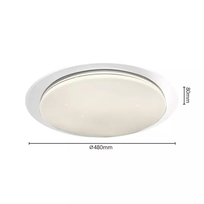 Stropná lampa LED Filo EK75315 48 cm 30 W+pilot,4