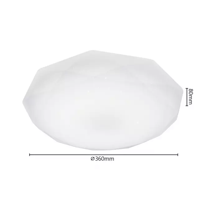 Stropná lampa LED Hex EK75320 36cm 16W