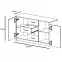 Komoda Genewa II dub craft,2