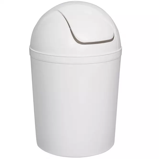 Vyklápací kôš 5 l biely 506-01