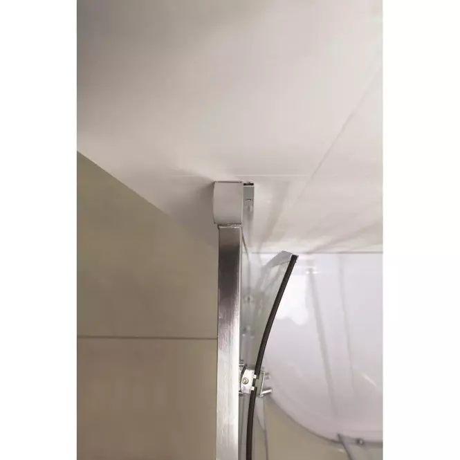 Štvrťkruhový Sprchový kút Aura 90x90x190 grafit - chróm,7