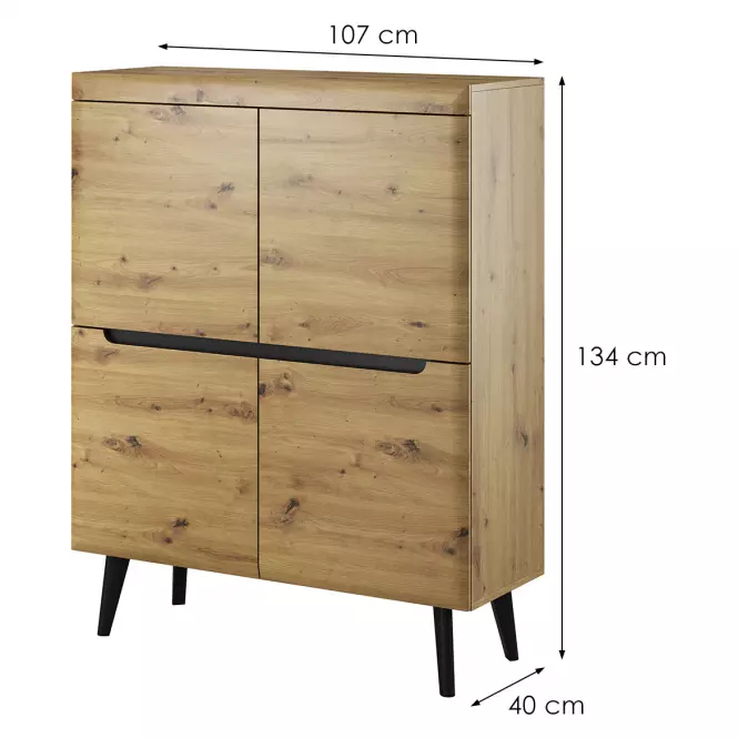 Systém Nordi NK107 dub Artisan,2