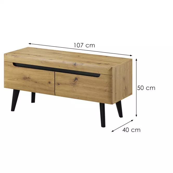 TV stolík Nordi NRTV107 dub Artisan,2