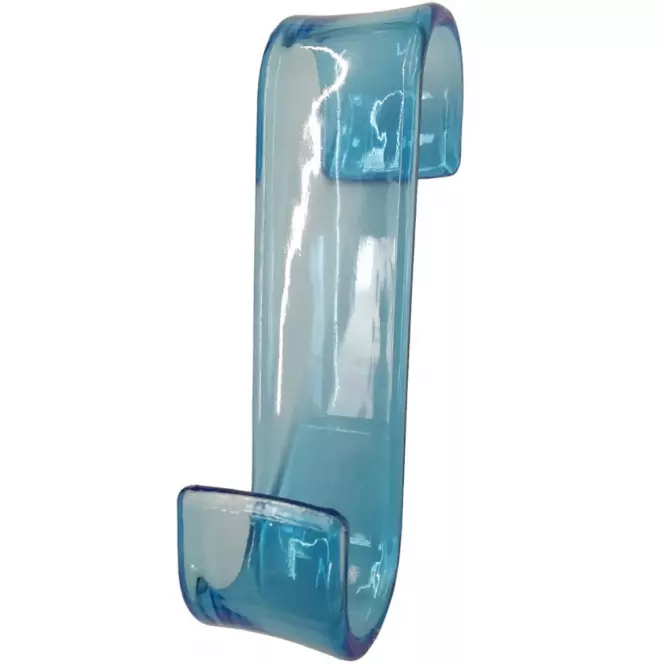 Háčik PVC modrý