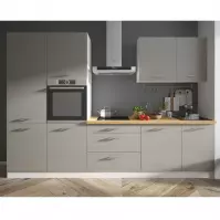 Kuchyňa Essen Trend 310 korpus: biela perla/Predné strany: capuccino
