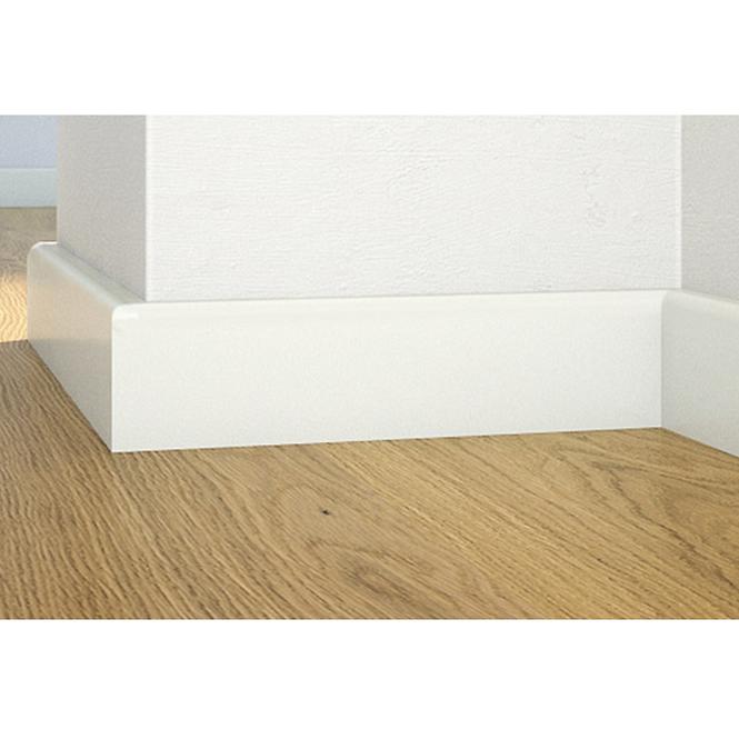 Drevená podlahová lišta Barlinek Biela 60mm 2,17mb