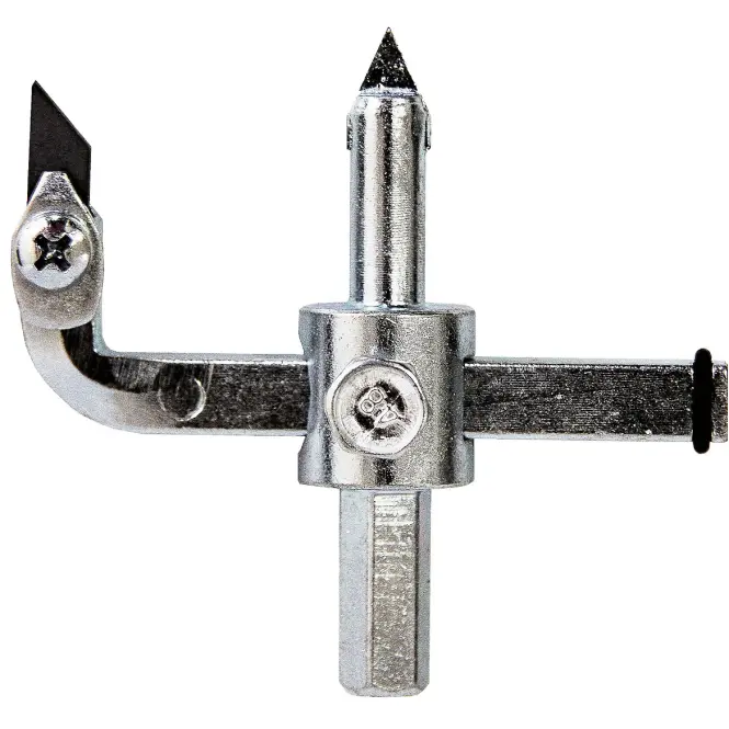Vyrezávač otvorov do glazúry, 30-110 mm, Drel