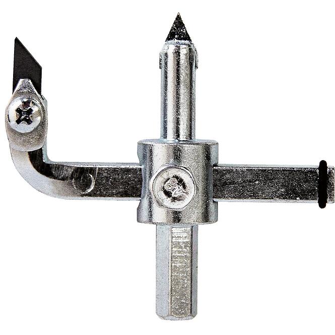 Vyrezávač otvorov do glazúry, 30-110 mm, Drel