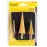 Vrták postupný, titánový, 4-12 mm, 4-20 mm, 4-32 mm, sada 3 ks, Drel