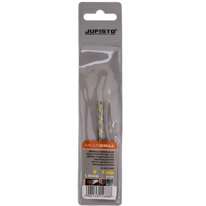 Vrták univerzálny, MULTIDRILL, 5.0 x 85 mm, Jufisto