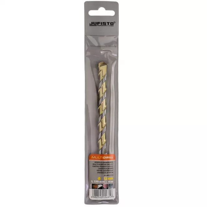 Vrták univerzálny, MULTIDRILL, 12.0 x 150 mm, Jufisto