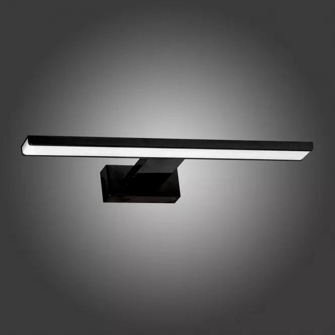 Nástenné svietidlo do kúpeľne Shine Black 4377 30 cm IP44 K1