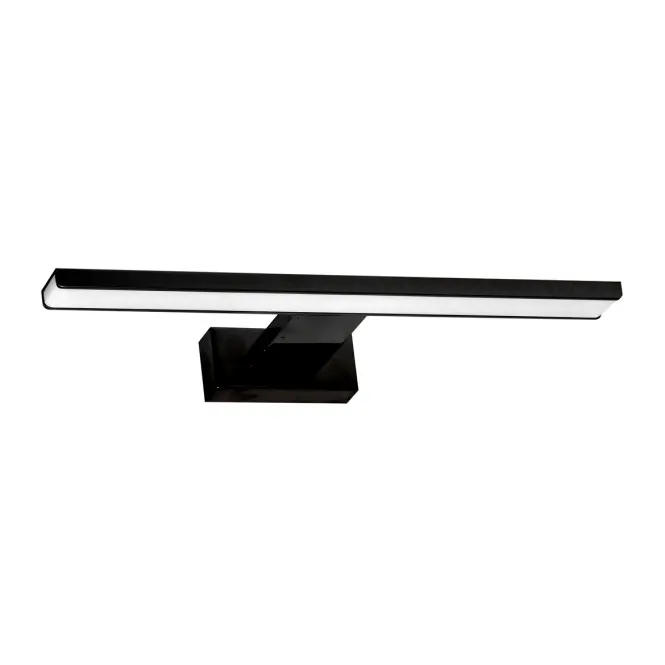 Nástenné svietidlo do kúpeľne Shine Black 4377 30 cm IP44 K1,2