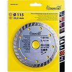 Kotúč diamantový rezný, turbo, suché rezanie, 115 mm, Drel