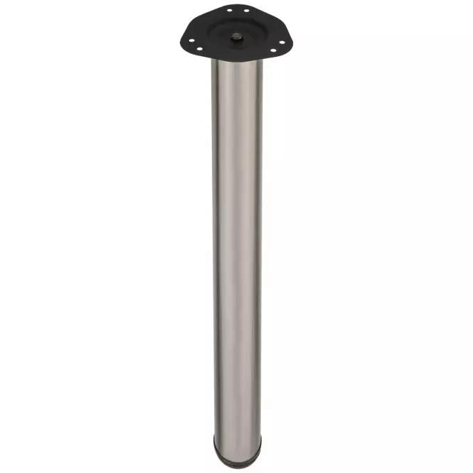 Nábytková noha  710/60 mm leštený nikel