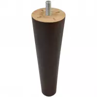 Drevená nábytková noha 150/50-25 mm kužeľ, wenge