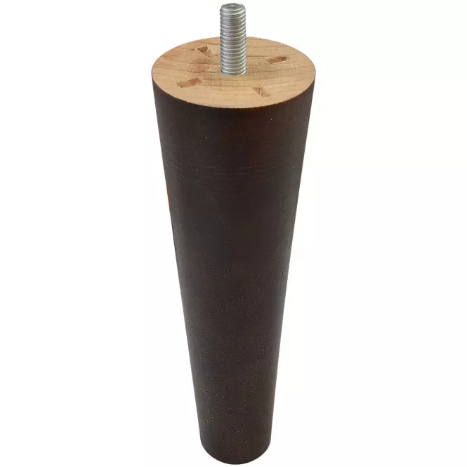 Drevená nábytková noha 150/50-25 mm kužeľ, wenge
