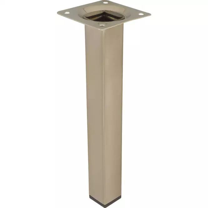 Štvorcová nábytková noha 20 cm inox