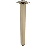 Štvorcová nábytková noha 30 cm inox