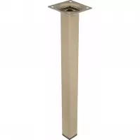 Štvorcová nábytková noha 30 cm inox
