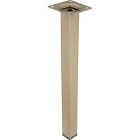 Štvorcová nábytková noha 30 cm inox