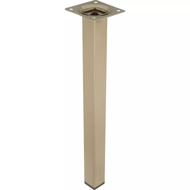 Štvorcová nábytková noha 30 cm inox
