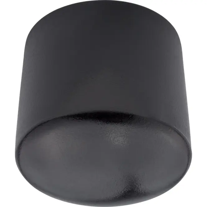 Okrúhla záslepka Ø22 mm čierna (4 ks)