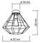 Lampa Diamond Black 4314 LW1,3