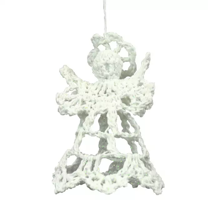 Visiaca dekorácia - anjel 7,5 cm 33356