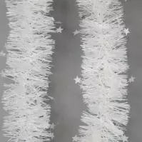 Girlanda pr. 8 cm s aplikácia pr. 9,5 cm - malé hviezdičky
