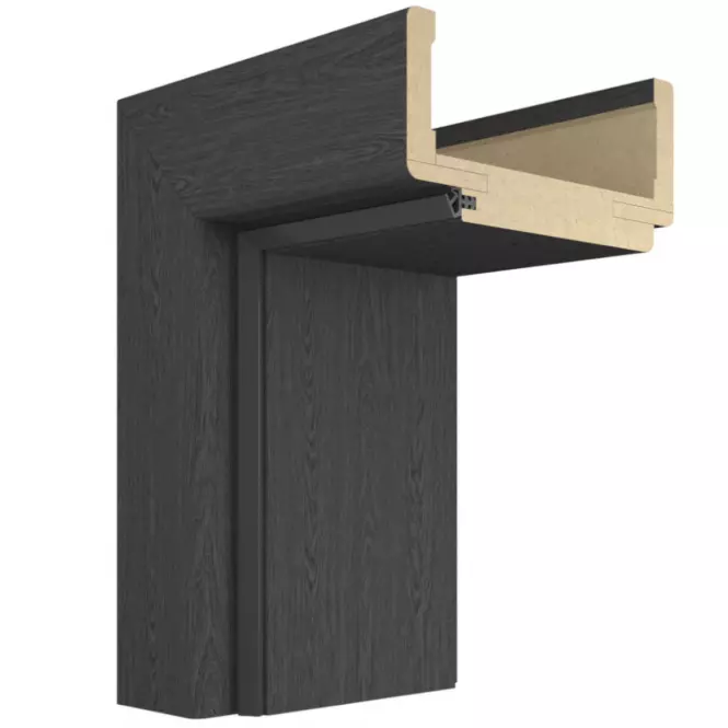 Nastaviteľný rám dverí 60L 100-140 antracit